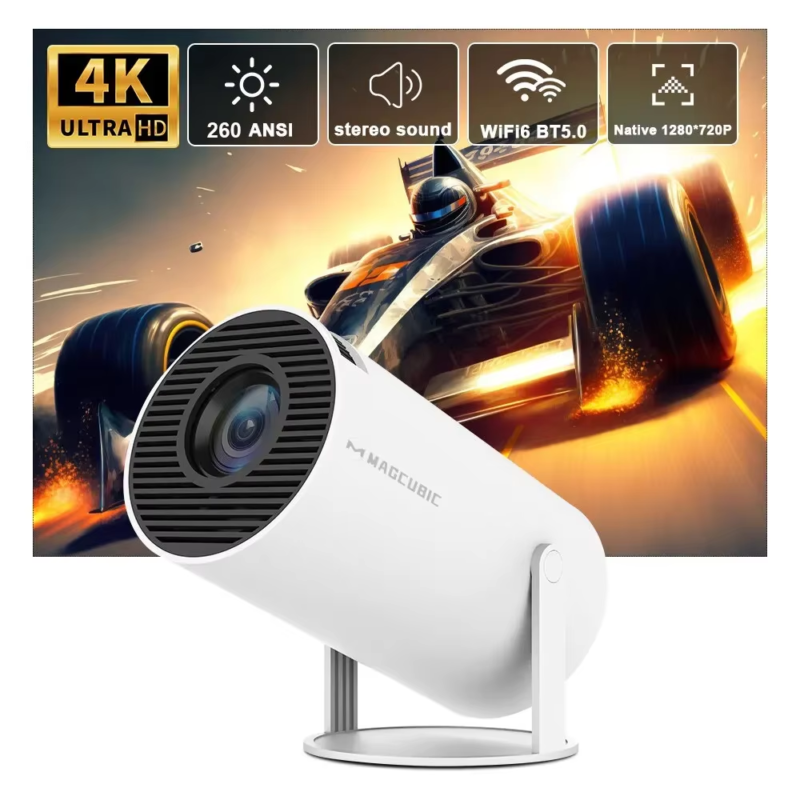 Proyector 4K Android 11, Dual Wifi6, 260 ANSI, ideal para cine en casa y exterior. - Image 2